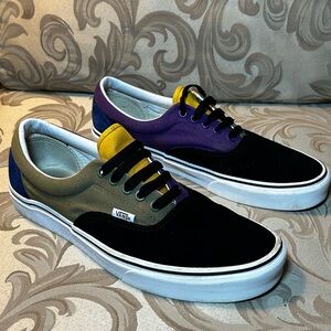 Vans OTW Rally Color Block Men 10.5 Women 12 Black Purple Yellow Green Sneakers